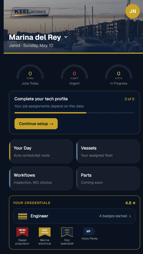 KEEL Works app